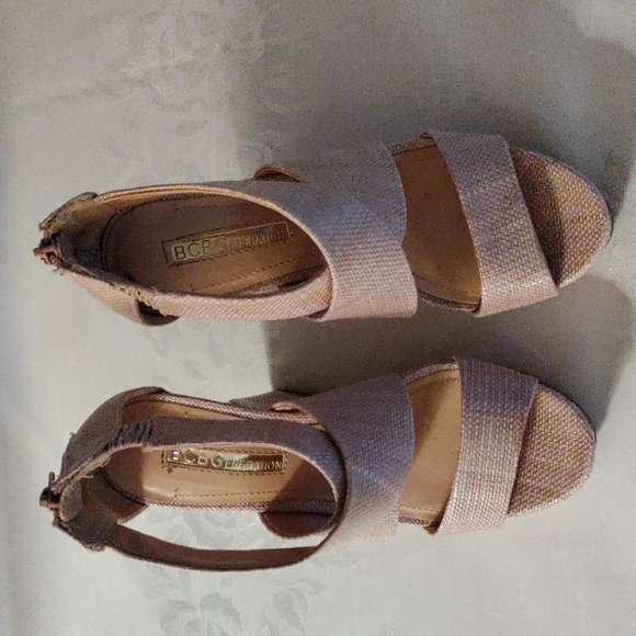 BCBG extra high wedge heels. - Picture 2 of 4